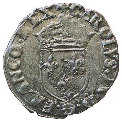 null CHARLES IX. 

1560-1574. 

Sol Parisis. 1568 I. Limoges. 1,49grs. Sb.4460. ...