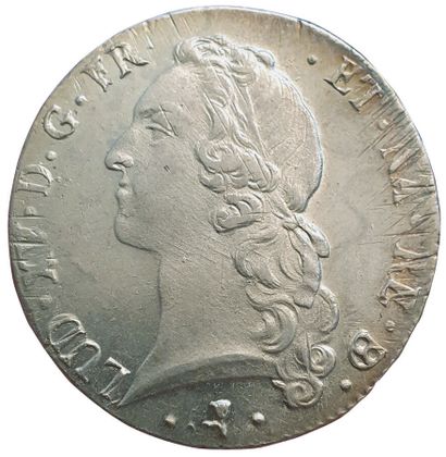 null LOUIS XV.

Ecu de Béarn au bandeau. 1764. Pau. 

29,36grs. Gad.322a. Très bel...