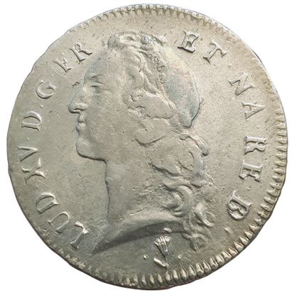 null LOUIS XV.

Ecu de Béarn au bandeau.1753. Pau. 

29,12grs. Gad.322a (R2). 114636...