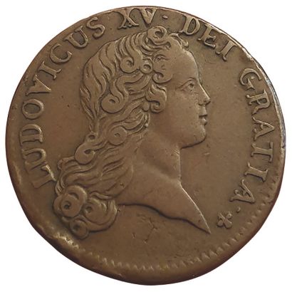 null LOUIS XV. 

Sol au buste enfantin. 1719 A. Paris.

11,82 grs. Gad.276. Rare...