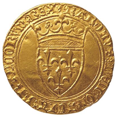 CHARLES VI. 

1380-1422. 

Ecu d'or à la...