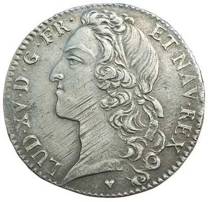 null LOUIS XV.

Demi écu au bandeau. 1741 BB. Strasbourg. 

14,68grs. Gad.314 ( R...