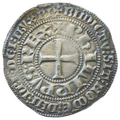 null PHILIPPE IV LE BEL. 

1285-1314. 

Gros Tournois à l'O rond. 4,04grs. Dy.213....