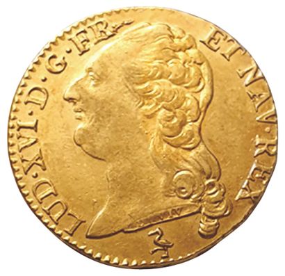 null LOUIS XVI.

1774-1792. 

Louis d'or à la tête nue. 1788 A. Paris. Gad.361 (...