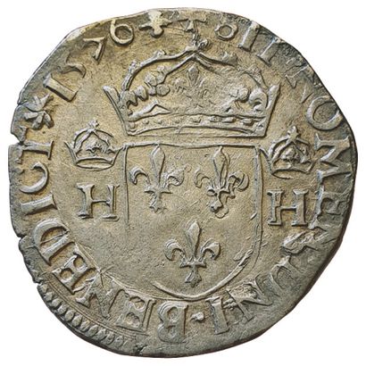 null HENRI III.

1576 H. 

Demi Teston 4e type. La Rochelle.4,64grs. Sb.4660 (1 seul...