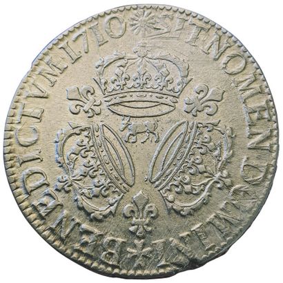 null LOUIS XIV.

Ecu de Béarn auxtrois couronnes. 1710 Pau. 

30,39grs. Gad.230 (...