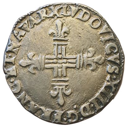 null LOUIS XIII. 

Quart d'écu de Navarre. 1612. Saint Palais. 

9,49grs. Dr.109...