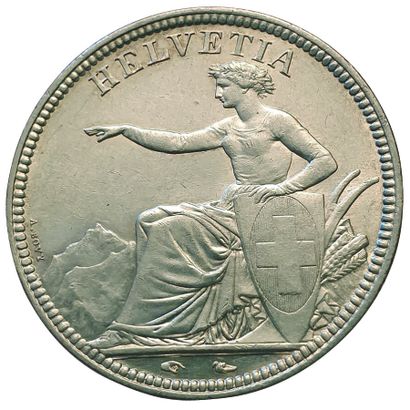 null SUISSE.

5 Francs 1850 A.

25,10grs. Km.11.

Rare en l'état.

SUP