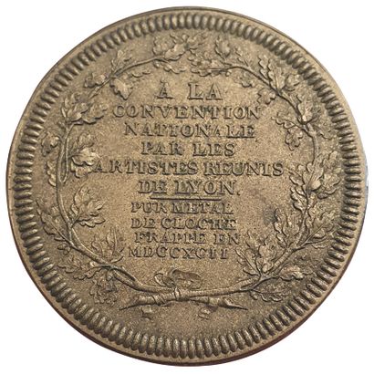 null CONVENTION.

Essai de Galle à la Liberté. 1792. Lyon. 

40,83grs. Maz.318a....