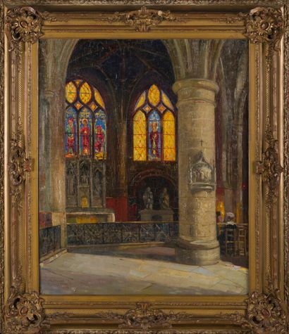 null Pierre-Gaston RIGAUD (1874-1939)

Intérieur de l'église Saint Germain l'Auxerrois,...
