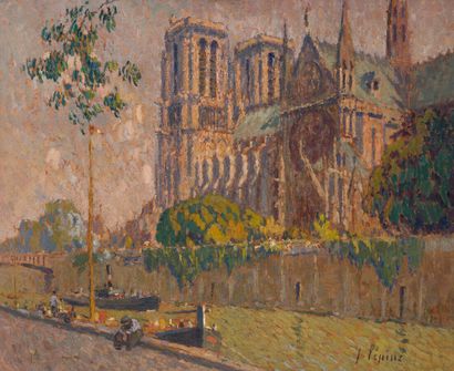 null Joseph LÉPINE (1867-1943)

Notre-Dame de Paris

Huile sur papier marouflé sur...