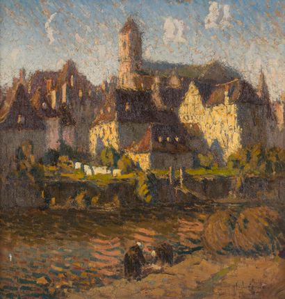 null Joseph LÉPINE (1867-1943)

Village au bord de la rivière : Argentat

Huile sur...