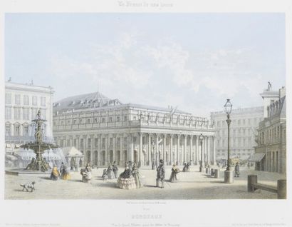 null Charles MERCEREAU (Rochefort, 1822-1864)

Vue des Quinconces et Vue du Grand-Théâtre,...