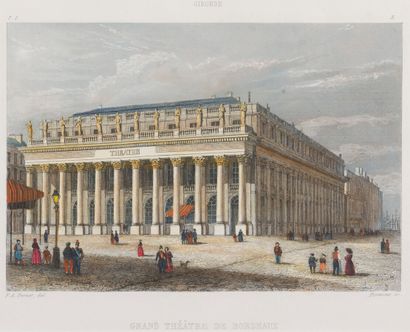 null Charles MERCEREAU (Rochefort, 1822-1864)

Vue des Quinconces et Vue du Grand-Théâtre,...