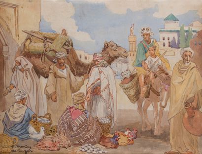 null Frédéric-Marius DE BUZON (1879-1958)

Scène de marché orientaliste

Aquarelle...