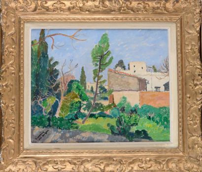 null Frédéric-Marius DE BUZON (1879-1958)

Jardin à Alger

Huile sur toile signée...