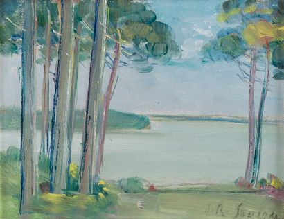 null Jean-Roger SOURGEN (1883-1978)

Les Pins

Huile sur panneau d'isorel, signé...