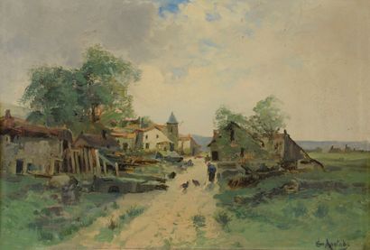 null Gaston ANGLADE (1854-1919)

Paysages animés

Deux huiles sur toile en pendant,...