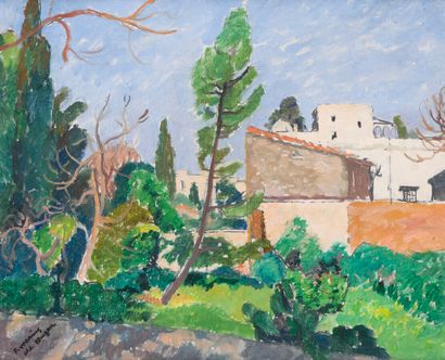 null Frédéric-Marius DE BUZON (1879-1958)

Jardin à Alger

Huile sur toile signée...