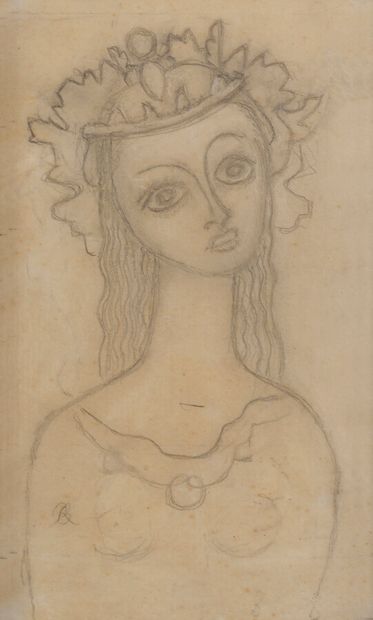 null René BUTHAUD (1886-1986)

Jeune femme à la couronne

Dessin au crayon noir sur...