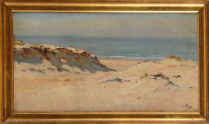 null Marius GUEIT (1877-1956)

Dunes et océan

Huile sur carton signé en bas à droite.

29...