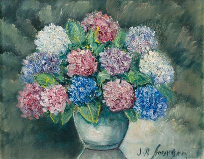 null Jean-Roger SOURGEN (1883-1978)

Bouquet d'hortensias

Huile sur panneau signé...