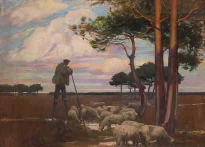 null Alex LIZAL (1878-1915)

Dans la Grande Lande, 1901

Huile sur toile signée et...