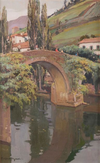 Pierre-Albert BEGAUD (1901-1956) 
Pont Noblia....
