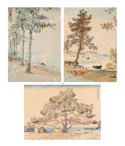 null Jean-Paul ALAUX (1876-1955)

Visions japonaises

Ensemble de trois estampes,...