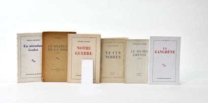 null [ÉDITIONS de MINUIT]

Ensemble de 6 publications aux Éditions de Minuit : 1/...