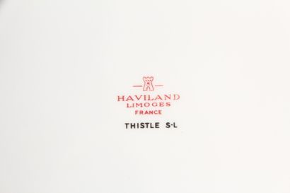 null 
Saint Louis et Haviland : parties de service en cristal et porcelaine modèle...