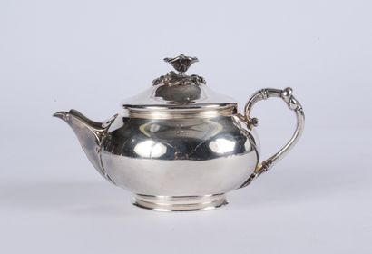 Christofle, silver plated selfish teapot...