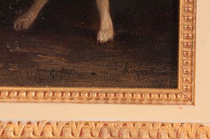 null Louis GODEFROY JADIN (1805-1882)

"Bulldog"

Huile sur toile signée en bas à...