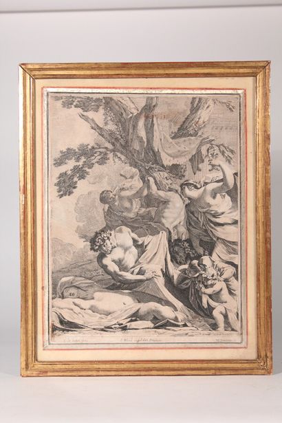 null Gravure en noir XIXème siècle

"La Crucifixion"

Dim. à vue : 27,5 x 17,5 cm...