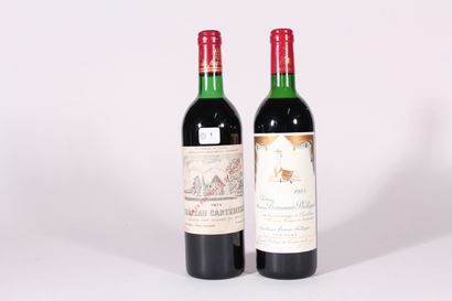 null 1974 - Château Cantemerle

Médoc Rouge - 1 blle 

1985 - Château Clerc Milon

Pauillac...