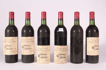 null 1976 - Château Haut-Marbuzet

Saint-Estèphe Rouge - 6 blles (1 sans étiquet...