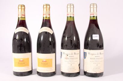 null 1999 - Pommard

Bourgogne Rouge - 2 blles

2001 - Monthelie Hospice de Beaune

Bourgogne...
