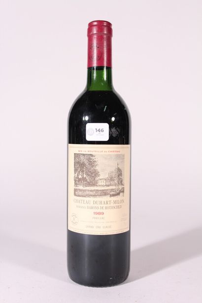 null 1989 - Château Duhart-Milon

Pauillac Rouge - 1 blle