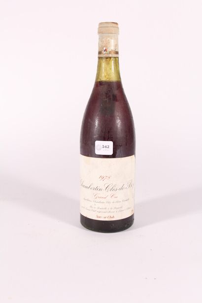 null 1978 - Clos de Béze 

Chambertin Grand Cru Rouge - 1 blle (2 bouchons)