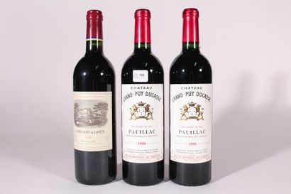 null 1999 - Château Grand Puy Ducasse

Pauillac Rouge - 2 blles

1999 - Carruades...