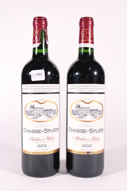 null 2012 - Château Chasse-Spleen

Moulis-en-Médoc Rouge - 2 blles (1 capsule dé...