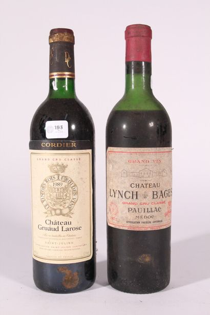 null 1972 - Château Lynch Bages

Pauillac Rouge - 1 blle (basse)

1989 - Château...