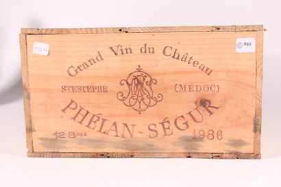 null 1986 - Château Phélan-Ségur

 Saint Estèphe - 12 blles CBO