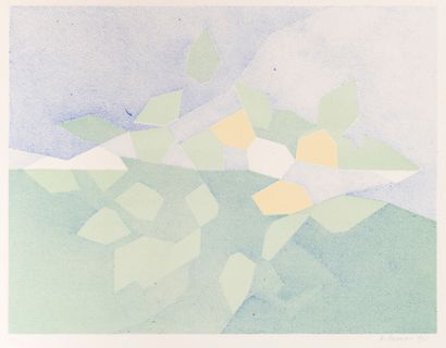 null André BEAUDIN (1895-1979)


The Pond, 1961


Artist's proof, color lithograph,...