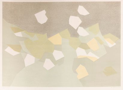 null André BEAUDIN (1895-1979)


Feuilles grises, 1961


Lithographie couleurs, signée...