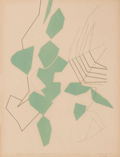 null André BEAUDIN (1895-1979)


La toile d'araignée, 1961


Epreuve d'artiste, lithographie...