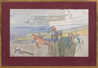 null Suzanne ROGER (1899-1986)


The passage of the riders, 1972


Watercolor, signed,...