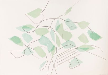 null André BEAUDIN (1895-1979)


Leaves of a Tree, 1966


Artist's proof, color lithograph,...