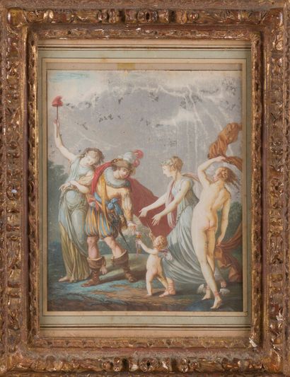 null french school of the end of the 18th century


The love favoring the hymen


Gouache.


25...