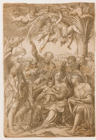 null Giorgio GHISI (1512/20-1582)


The Rest during the Flight to Egypt


Burin after...